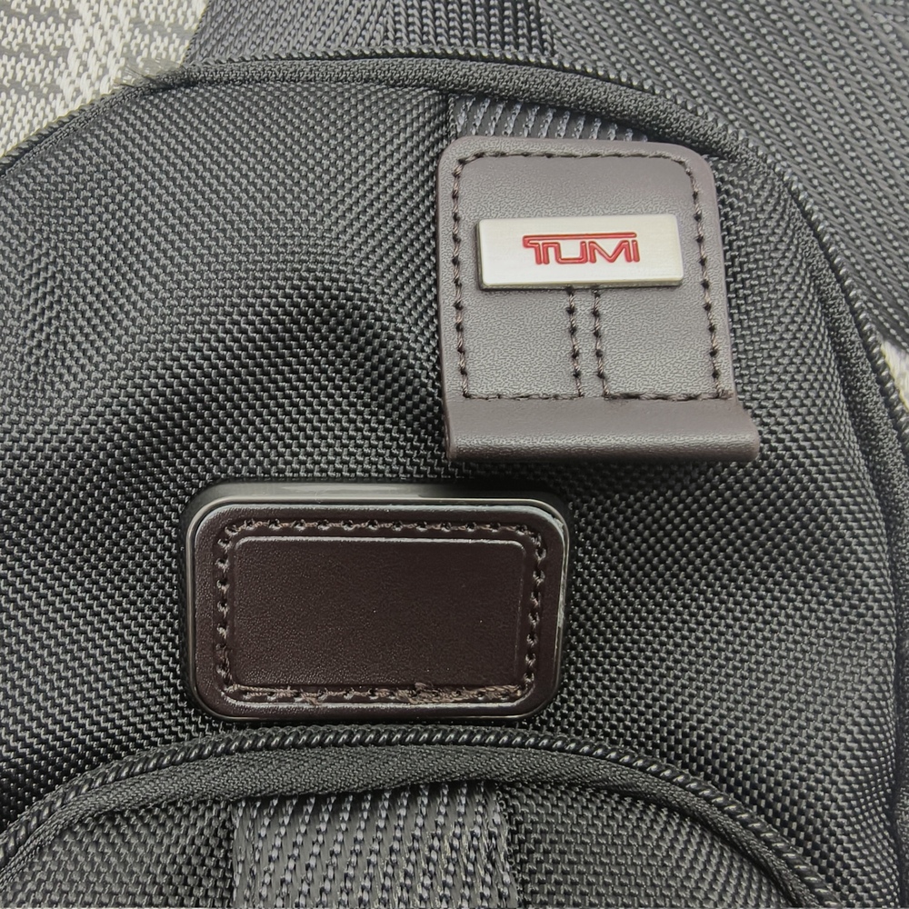 Tumi Alpha Bravo Anti-Theft Chest Sling Bag | Tactical Black Crossbody - Picture 6 of 7